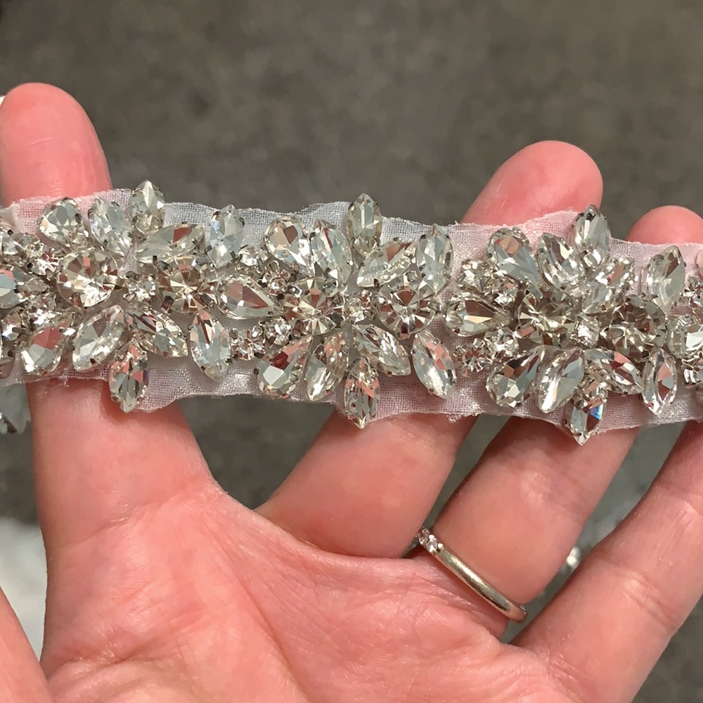 Rhinestone wedding belt